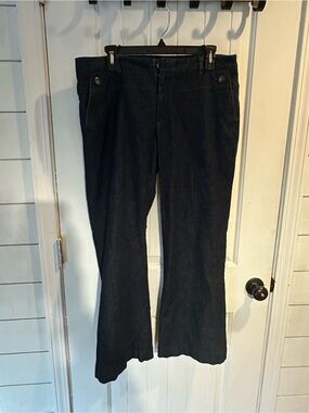 GAP hip slung wide leg ankle jeans